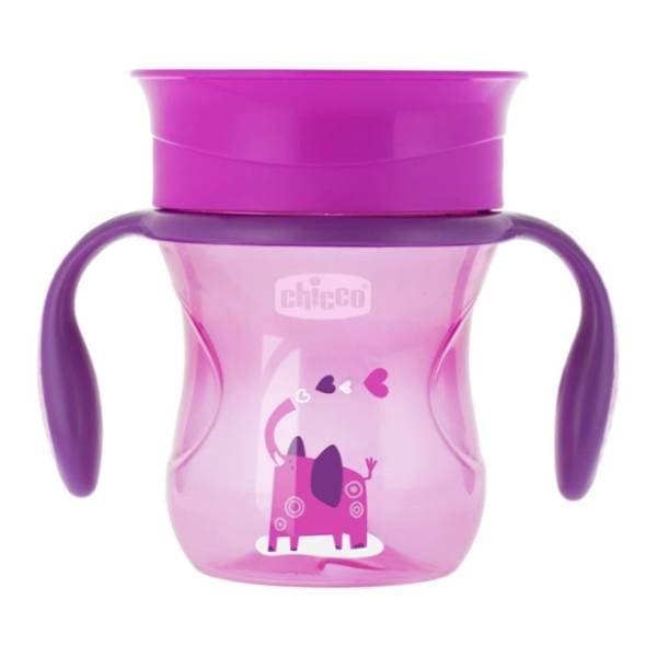 CHICCO No spill čaša Perfect 360 stepeni (12m+) roze 200ml 0