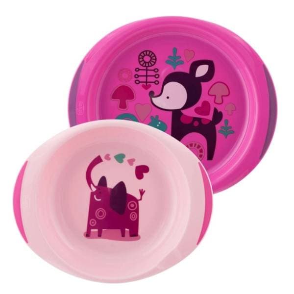CHICCO Set tanjira za bebe roze 0