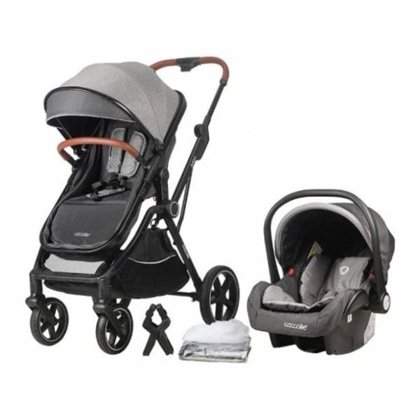 COCCOLLE kolica za bebe 2 u 1 Amani siva 0