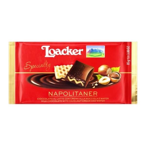 Čokolada LOACKER sa napolitankama 100g 0
