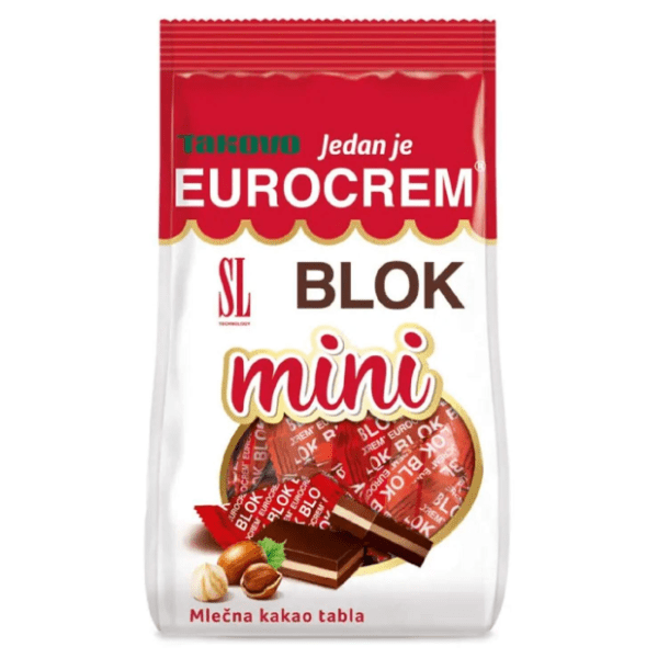 Praline SWISSLION Eurocrem blok mini 140g 0