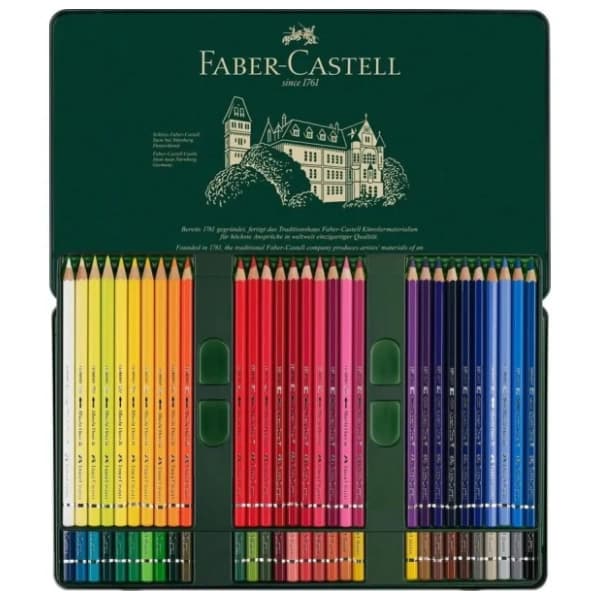 Drvene boje FABER CASTELL albrecht durer metalna kutija 60kom 0