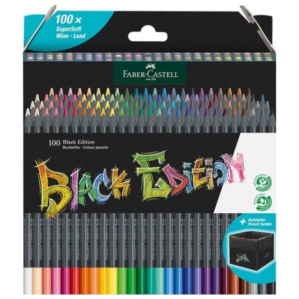 Drvene boje FABER CASTELL black edition 100kom 0