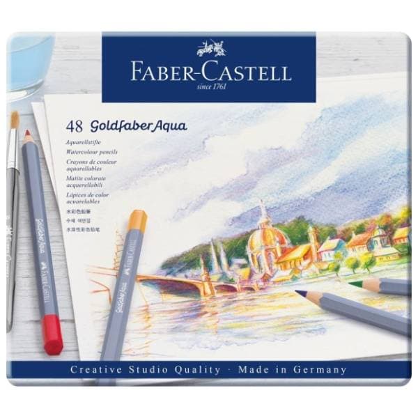 Drvene boje FABER CASTELL goldfaber aqua 48kom 0