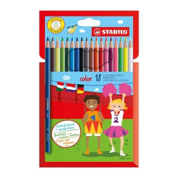 Drvene boje STABILO 18kom 0