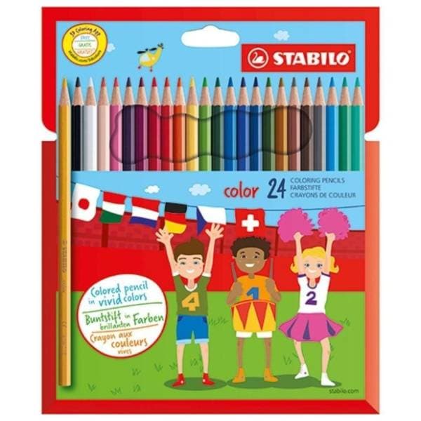 Drvene boje STABILO color 24kom 0