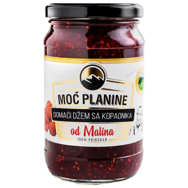 Džem MOĆ PLANINE malina 420g 0