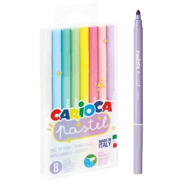Flomasteri CARIOCA pastel 8kom 0