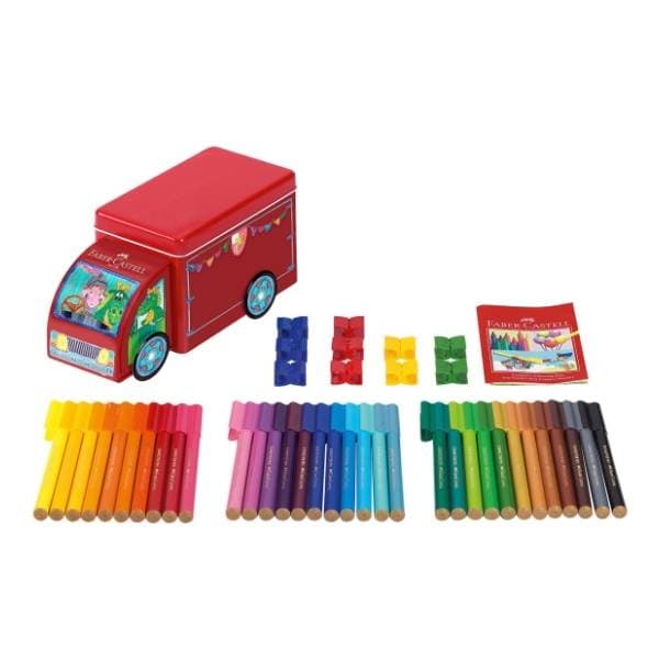 Flomasteri FABER CASTELL connector kamion 33kom 0