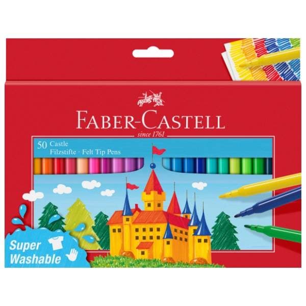 Flomasteri FABER CASTELL flomaster zamak 50kom 0