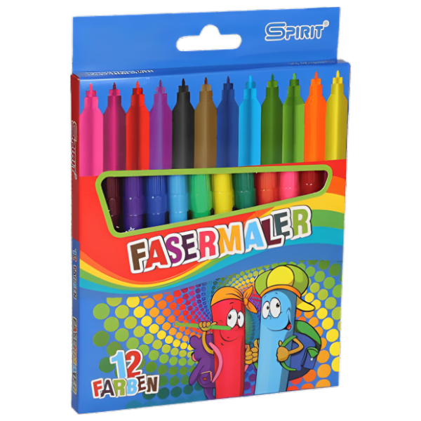 Flomasteri SPIRIT šareni 12kom 0