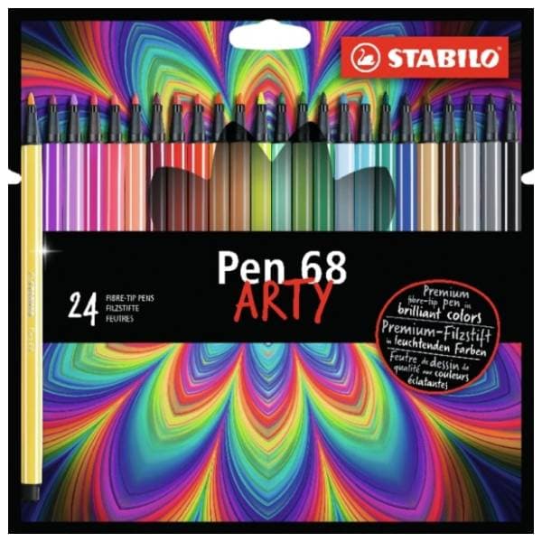 Flomasteri STABILO pen 68 arty 24kom 0