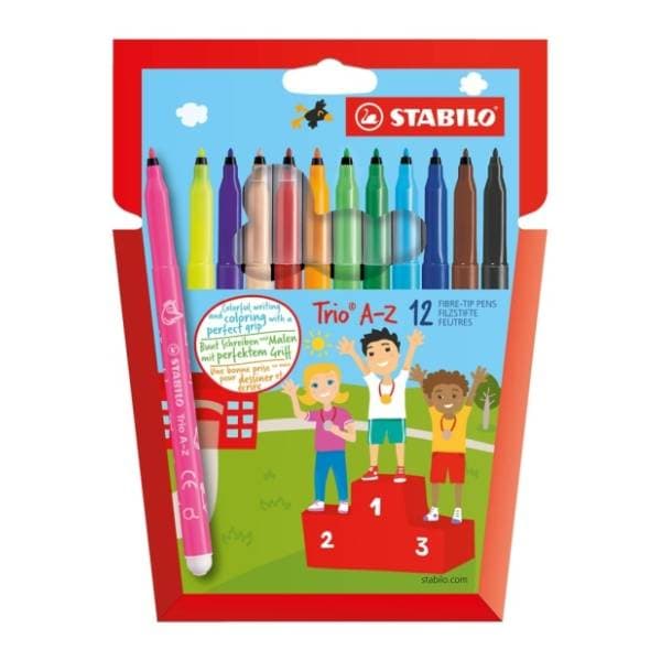 Flomasteri STABILO trio A-Z 12kom 0