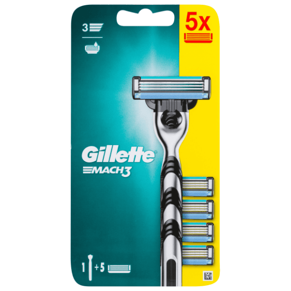 GILLETTE mach3 brijač + 5 dopuna 0