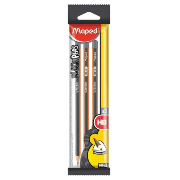 Grafitna olovka MAPED black peps HB 3kom 0