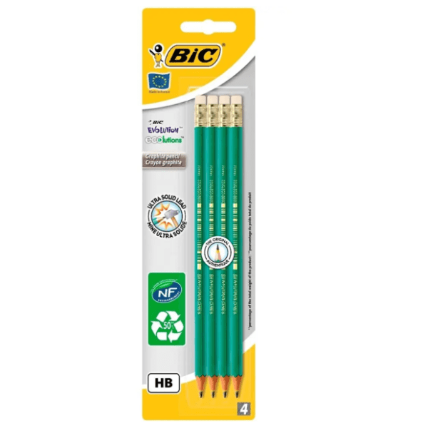 Grafitna olovka sa gumicom BIC conte evolution ecolutions hb 4kom 0