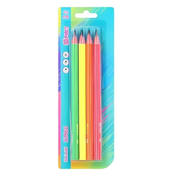 Grafitne olovke SPIRIT jumbo hb 4kom 0