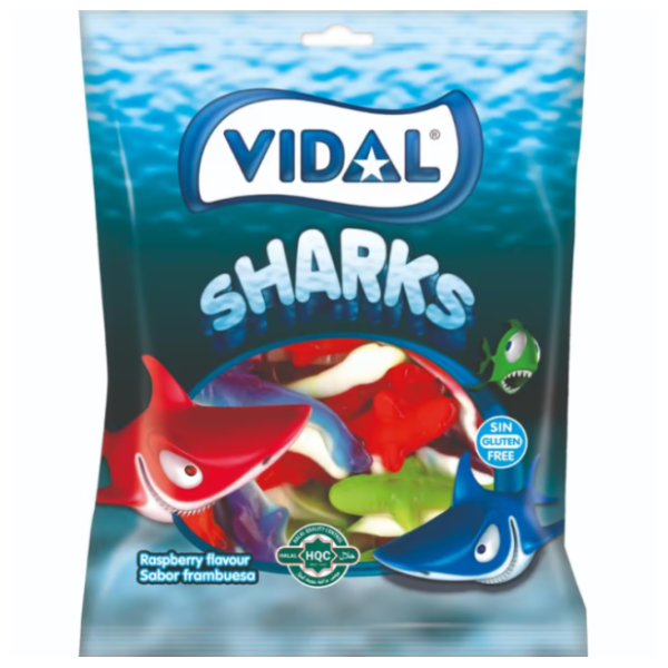 Gumene bombone VIDAL sharks 90g 0