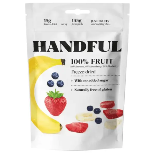Liofilizovani mix HANDFUL banana jagoda borovnica 15g 0