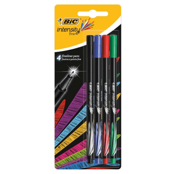 Flomasteri BIC finelineri intensity fine 4kom 0
