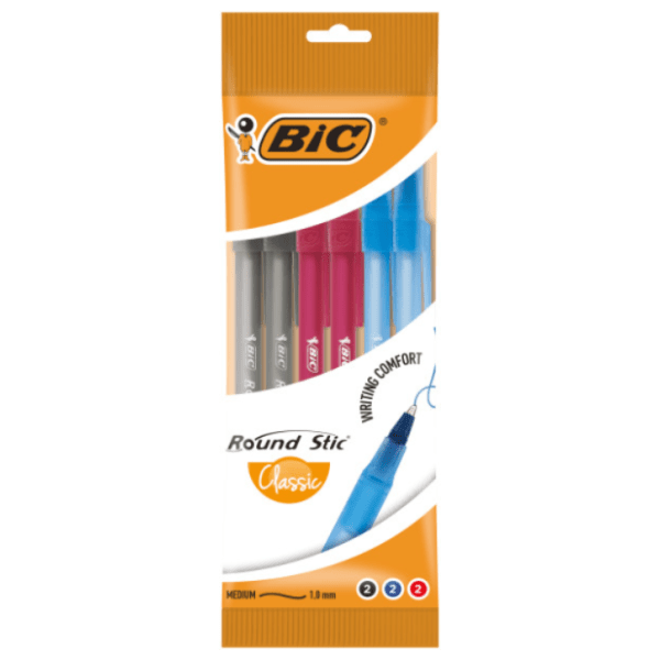 Hemijska olovka BIC round stick 6kom 0
