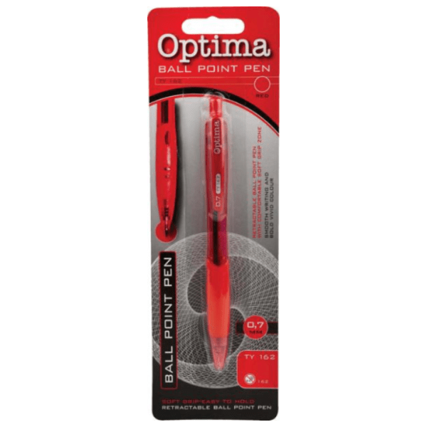Hemijska olovka OPTIMA crvena 1kom 0