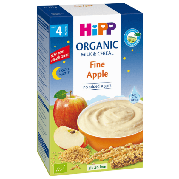 HIPP Organic instant mlečna kaša laku noć jabuka 250g 0