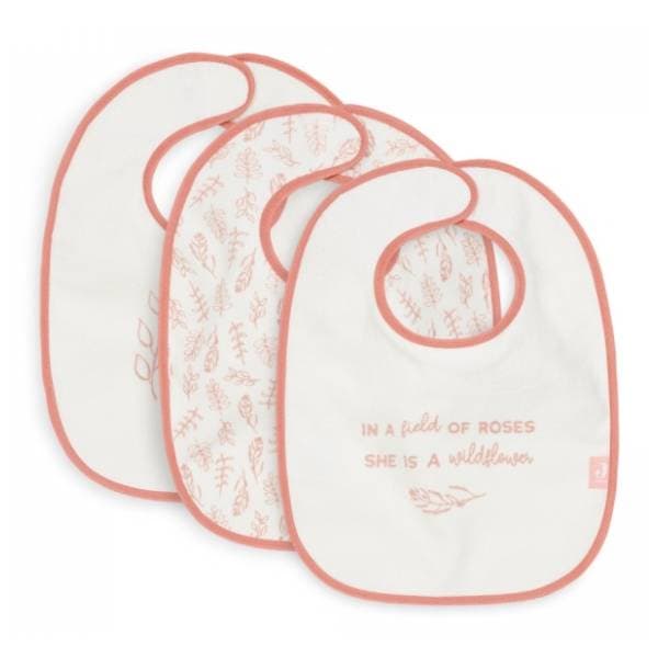 JOLLEIN portikla za bebe Bib Meadow Rosewood 3kom 0