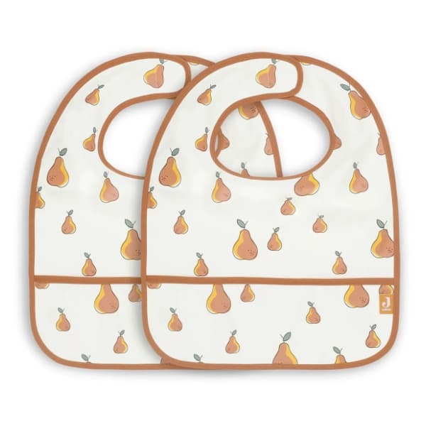 JOLLEIN portikla za bebe Bib Waterproof Pear 2kom 0