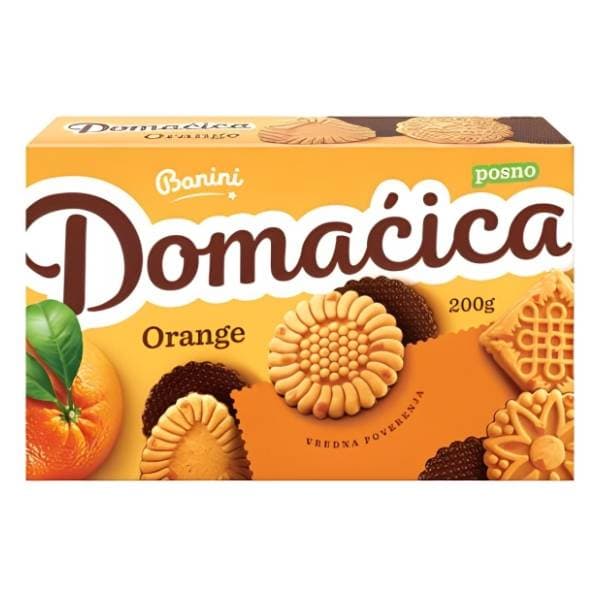 Keks BANINI Domaćica orange 200g 0