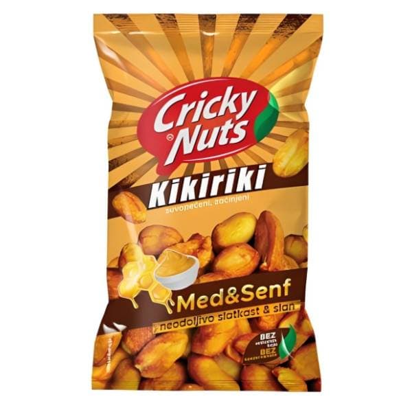 Kikiriki CRICKY med i senf 150g 0