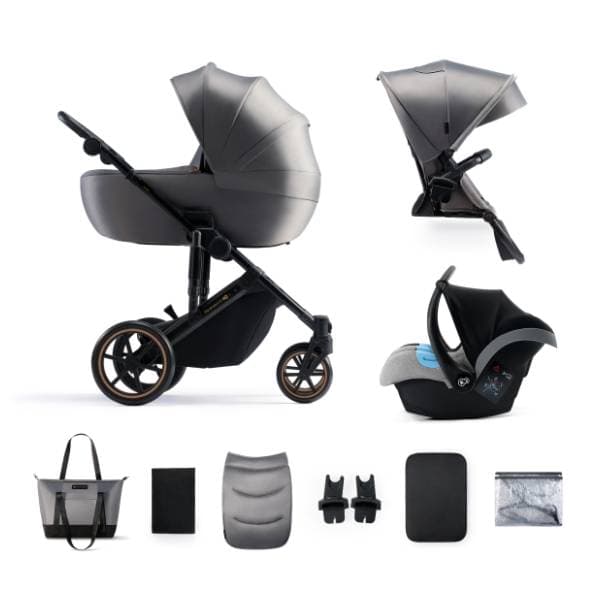 KINDERKRAFT kolica za bebe 3 u 1 Prime 2 Shadow grey 0