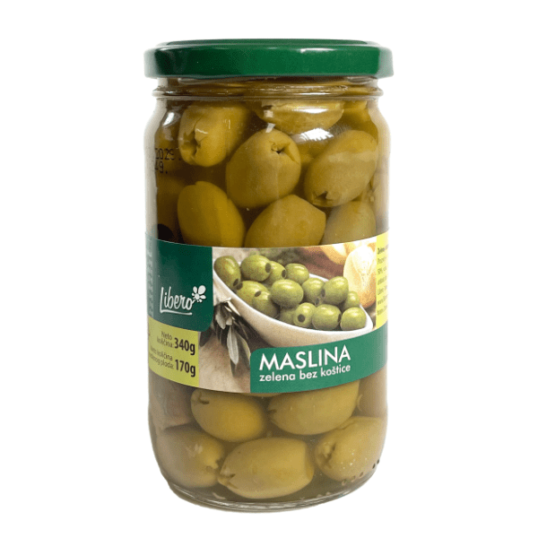 LIBERO zelene masline bez koštice 340g 0