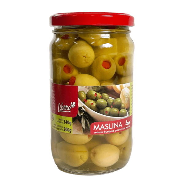 LIBERO zelene masline sa paprikom 340g 0
