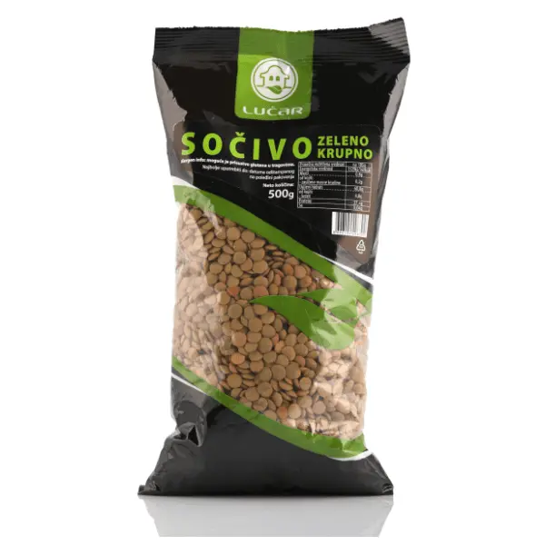 LUČAR zeleno sočivo krupno 500g 0