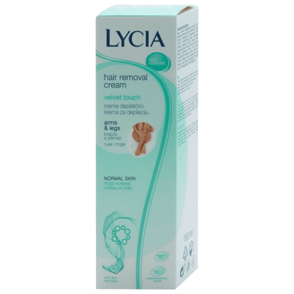LYCIA velvet touch krema za depilaciju ruku i nogu 150ml 0