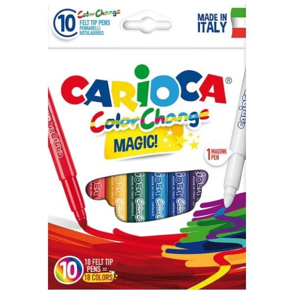 Magični flomasteri CARIOCA 10kom 0