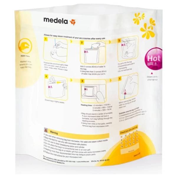 MEDELA Sterilizator kese za mikrotalasnu 5kom 1