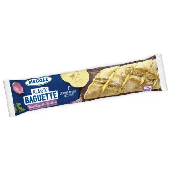 MEGGLE baget sa maslacem i belim lukom 160g 0