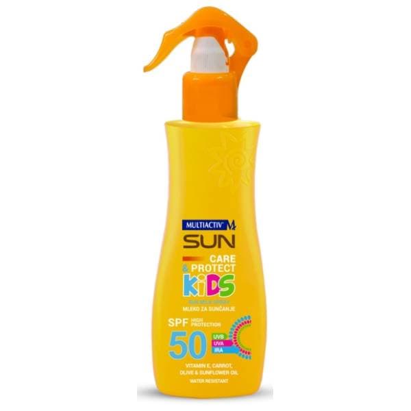 MULTIACTIV Kids sun care & protect SPF50 mleko za sunčanje u spreju 200ml 0