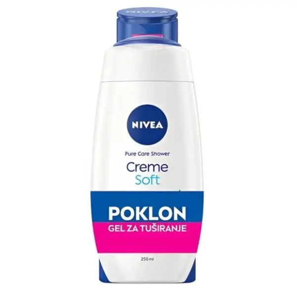 Mleko za telo NIVEA 400ml + Gel za tuširanje creme soft 250ml gratis 0