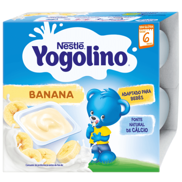 NESTLE Yogolino mlečni dezert banana 4x100g 0