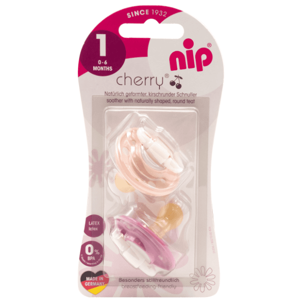 NIP Višnjica laža od kaučuka (0-6m) roze 1