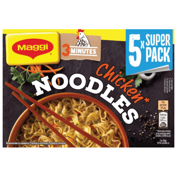 Nudle MAGGI piletina 5x59,2g 0