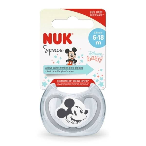NUK varalica Mickey Space (6-18m) siva 1