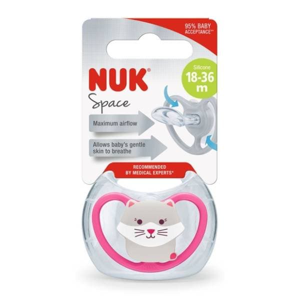 NUK varalica Space 3 (18-36m) roze 1