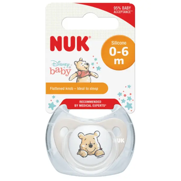 NUK varalica Winnie the Pooh (0-6m) bela 1