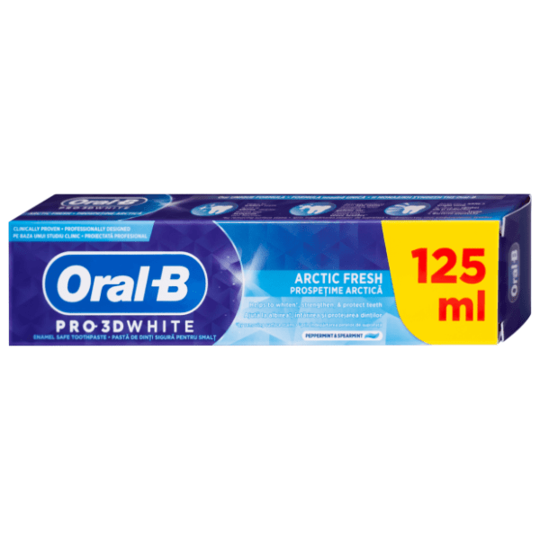 Pasta za zube ORAL B 3D white artic fresh 125ml 0
