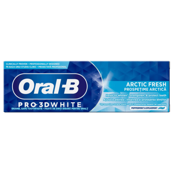 Pasta za zube ORAL B pro 3D white arcticfresh 75ml 0