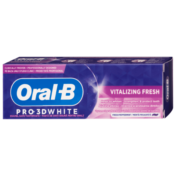 Pasta za zube ORAL B pro 3D white vitalizing fresh 75ml 0